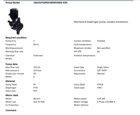 1M101P1095SVBSMV0M3-XXX