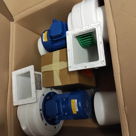 VSB20 (1.1/0.18 kW/2/4p./2900/1450 rpm/IP55/B3) with Pressure-side adapter