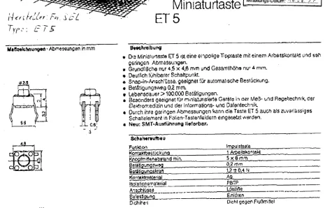 Type ET5 obsolete 