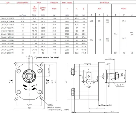 Type: 20C6.3X006 