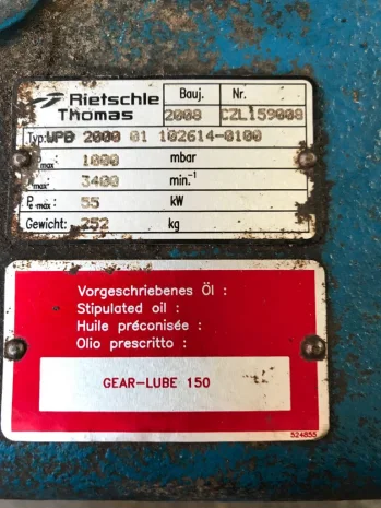 WPB 2000 01 102614-0100 obsolete, alternative RBS 75-V, DN 150 