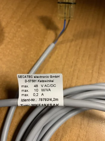 MKF19XSAK Ident-Nr:75760/4,2m AMP