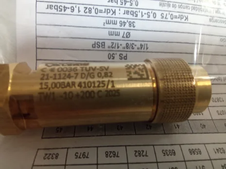 VSPV1/4 ( 1/4" p.t. 15 bar)