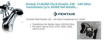 Fleck 60va transformer 