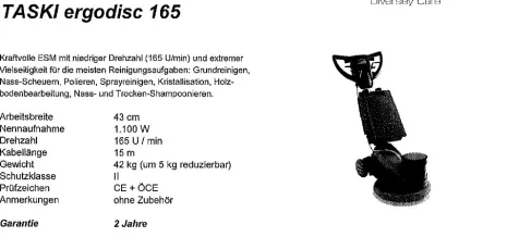 ERGODISK 165