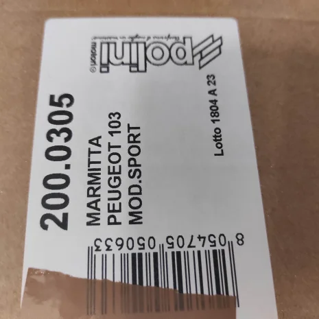 AUSPUFF POLINI SPORT PEUGEOT 103