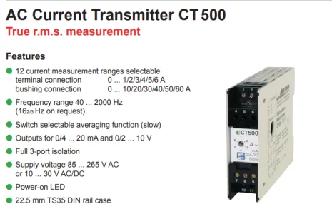 CT500 AC Current Transmitter