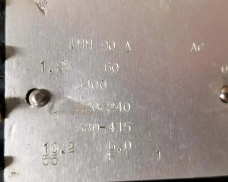IMM 90A   50 Hz
