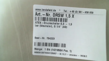 DRSW 1,5 X