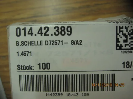 14.42.389 (1 box = 100 pcs)