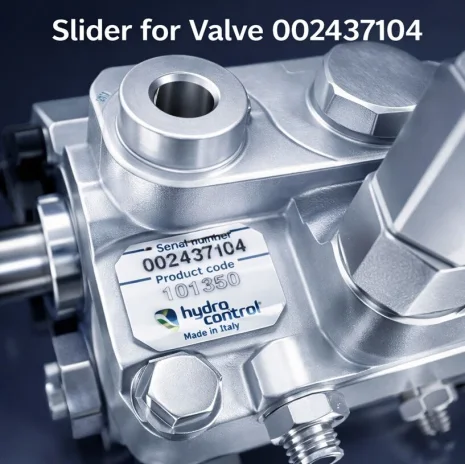 slider for valve S/N 002437104