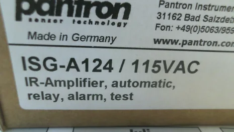 p/n: 9ISG112, Type: ISG-A124/115VAC
