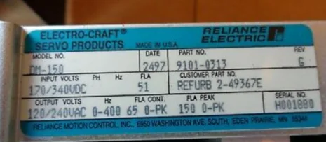 DM-150 (9101-0313) oem