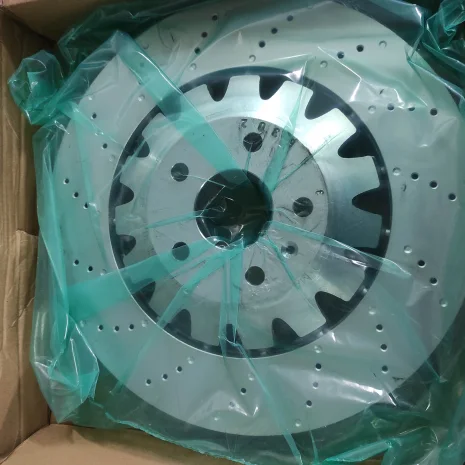 2X Genuine Audi TTRS 370X32mm Front Punched Brake Disc 8J0615301K