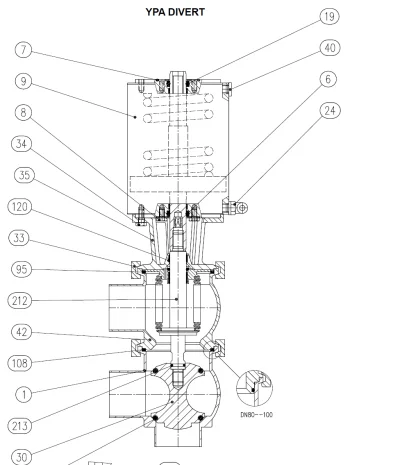 Pos. No. 213 For YPA 50 Divert 